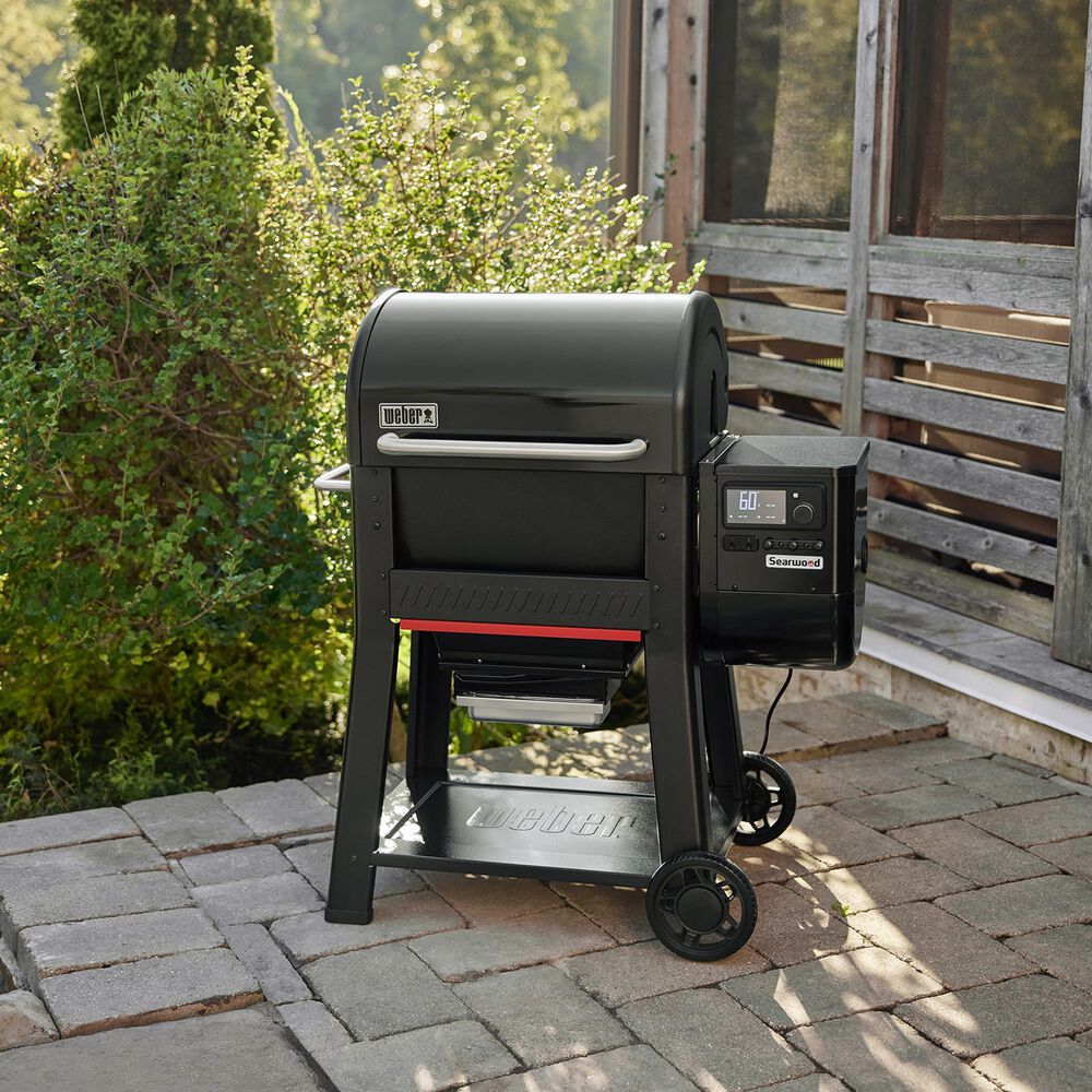 Weber Searwood 600 Pellet Grill in Black, , large