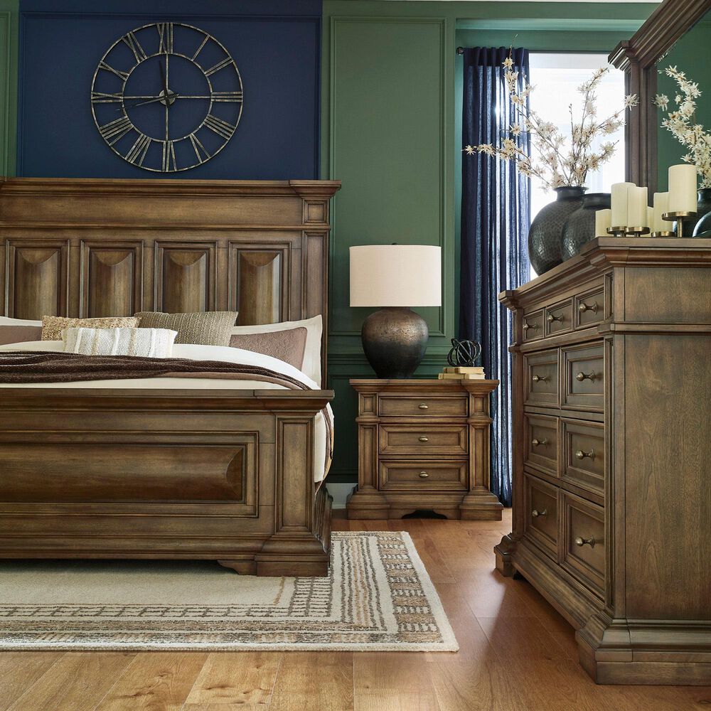 Millenium Frantanna King Panel Bed in Brown, , large