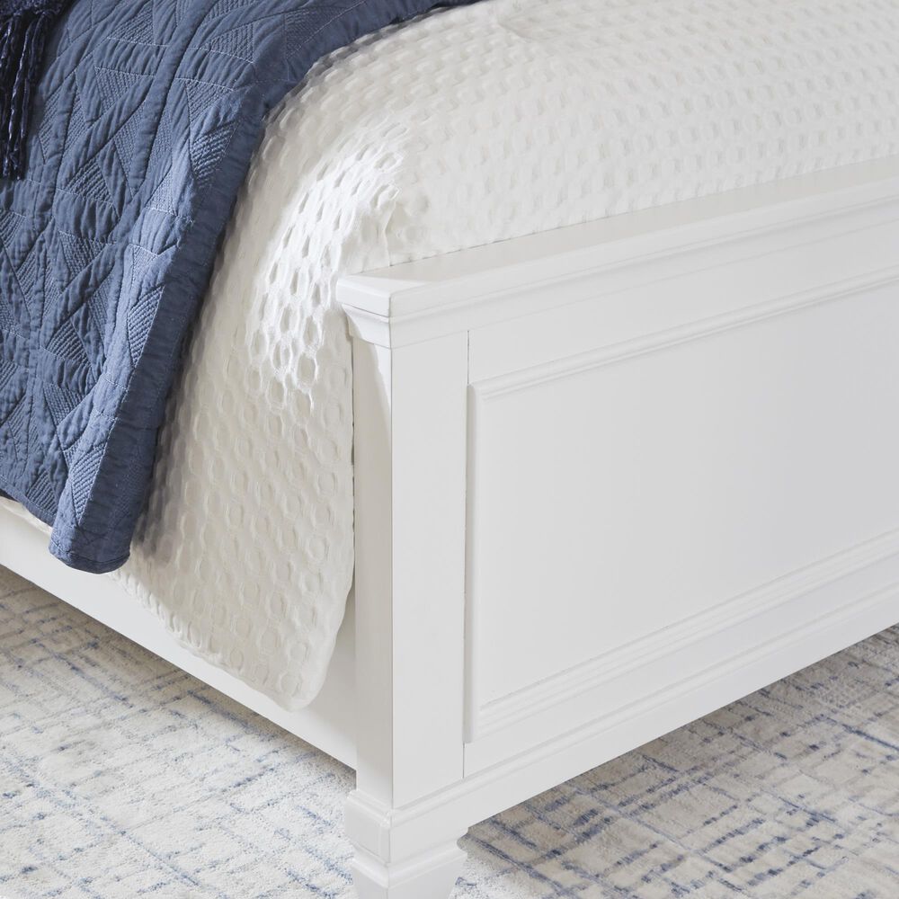 Ashley Fortman 3-Piece Queen Panel Bed Set in White, , large