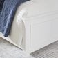 Ashley Fortman 3-Piece Queen Panel Bed Set in White, , large