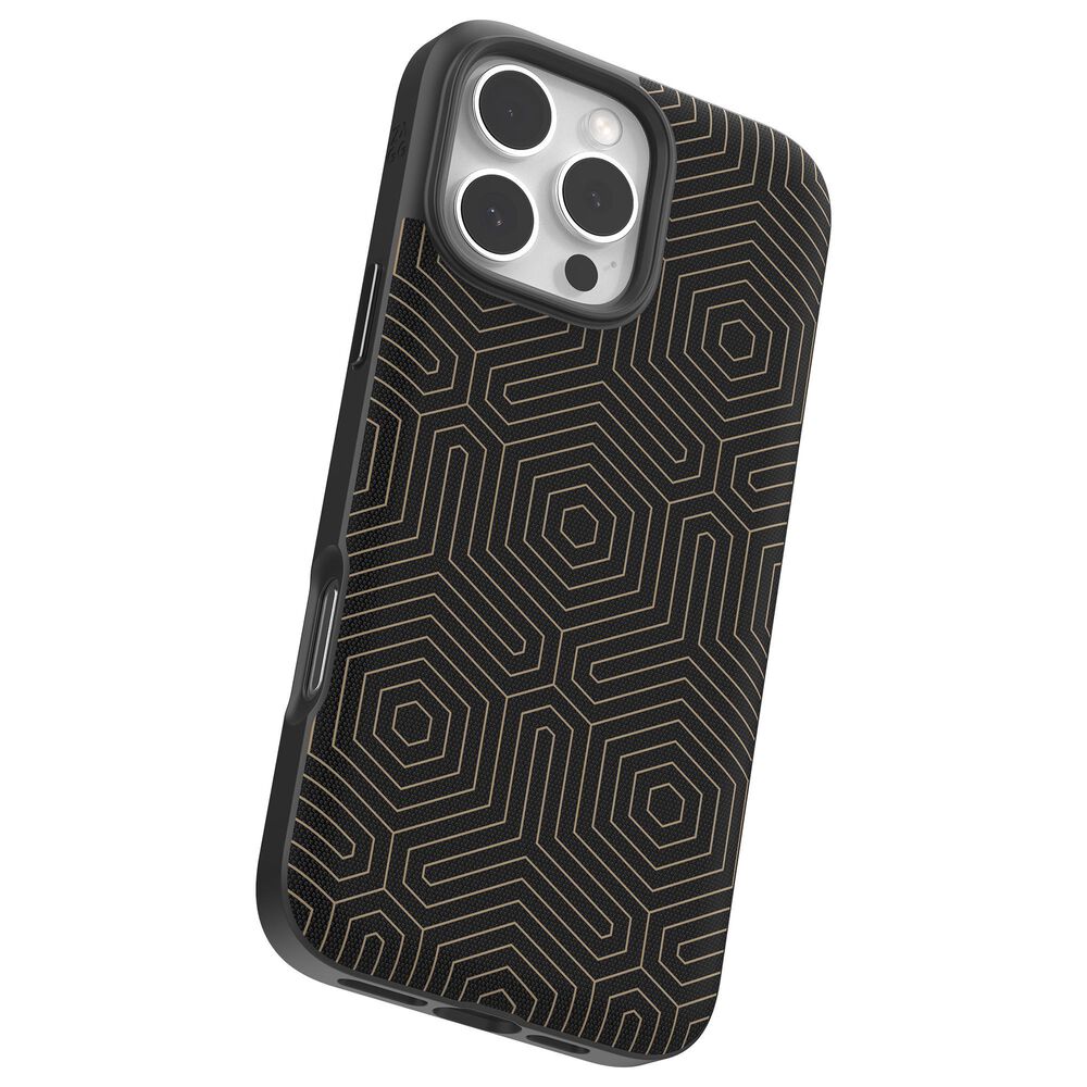 Zagg London Snap MagSafe Case for Apple iPhone 16 Pro Max in Black Hexagon, , large