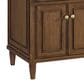 James Martin Vanities Lorelai 72"Double Vanity in Mid-Century Walnut with 3 cm Victorian Silver Quartz Top, , large