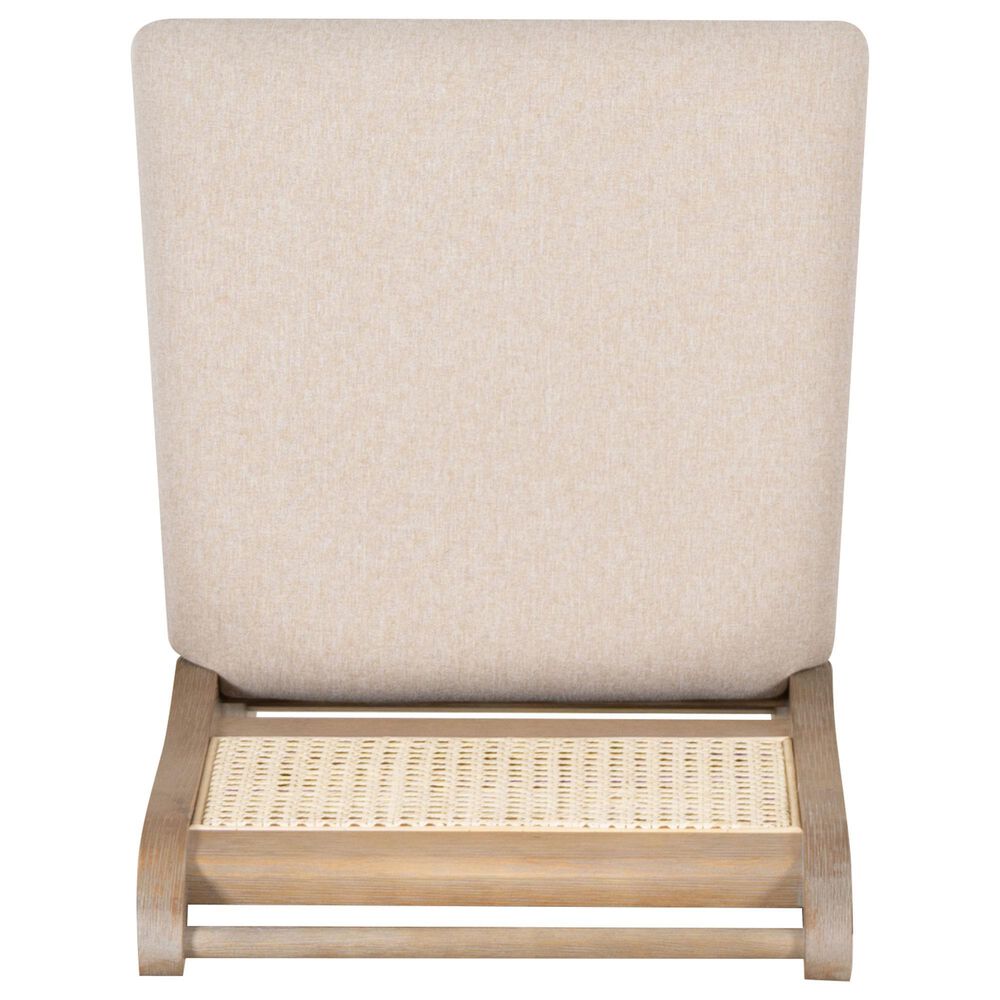 Linon Home Decor Emmy 26" Counter Stool with Natural Claudette Cane and Beige Cushion in Grey Wash, , large