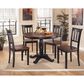 Ashley Owingsville Dining Side Chair in Black and Brown (Set of 2), , large