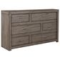 Riva Ridge Modern Loft 4-Piece Queen Bedroom Set in Greystone, , large