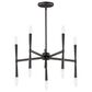 Maxim Lighting Rome 10-Light Chandelier in Matte Black, , large