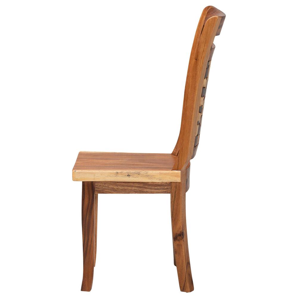Baxton Studio Luan Side Chair in Natural Brown, , large