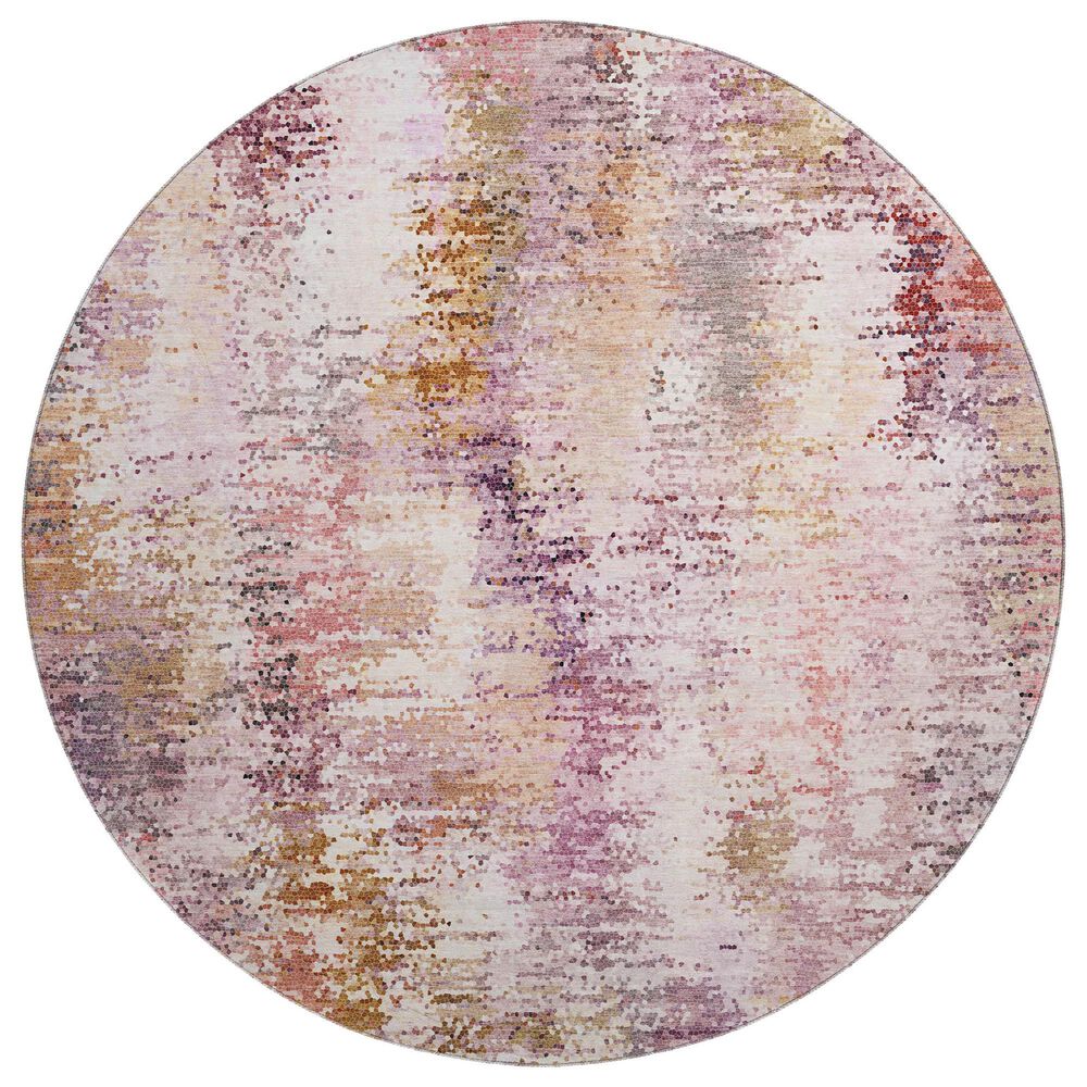 Dalyn Rug Company Lumara Blush 8" Round Area Rug, , large