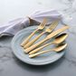 Oneida Aptitude 20-Piece Flatware Set in Champagne, , large
