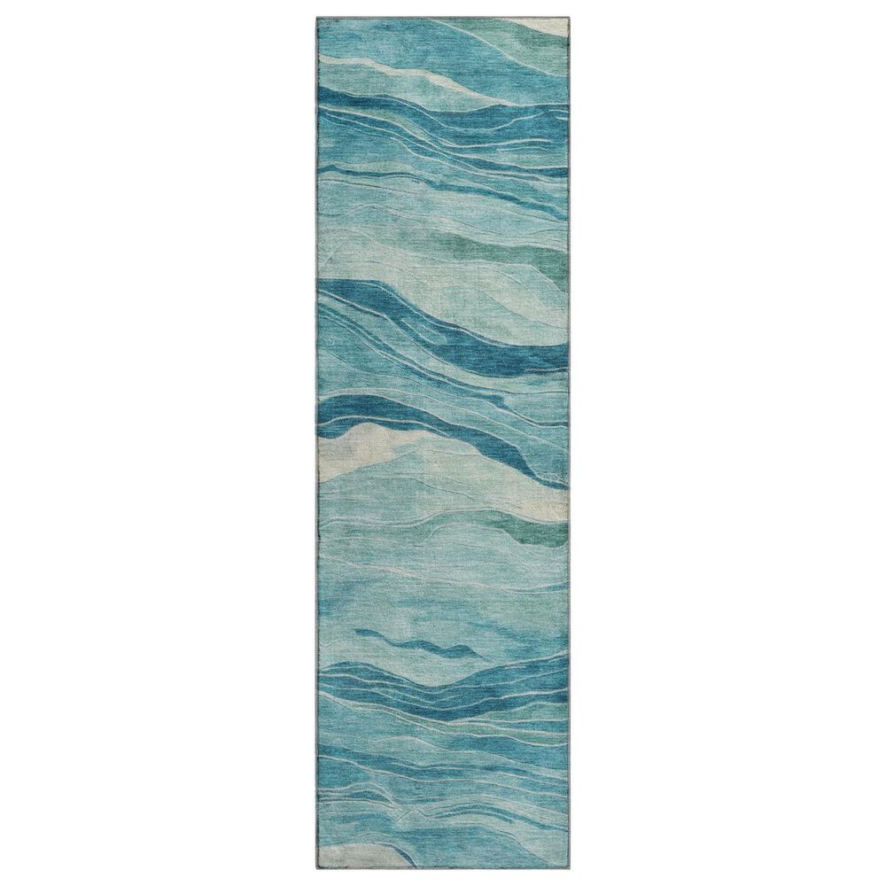 Dalyn Rug Company Pacifica PA6 2"3" x 7"6" Turquoise Runner, , large