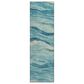 Dalyn Rug Company Pacifica PA6 2"3" x 7"6" Turquoise Runner, , large