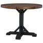 Ashley Valebeck Counter Height Dining Table in Rustic Black and Brown - Table Only, , large
