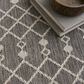 Nourison Positano Southwestern Charcoal 8" x 10" Indoor/Outdoor Area Rug, , large