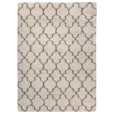Signature Design by Ashley Gate 5"3" x 7"5" Cream and Charcoal Area Rug, , large
