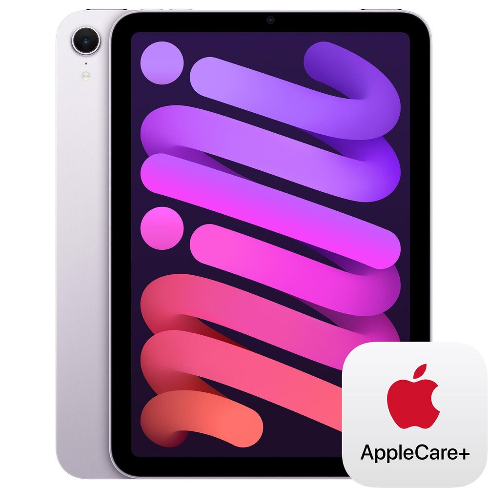 Apple iPad Mini Wi-Fi 256GB - Purple with 2-Year AppleCare+, , large
