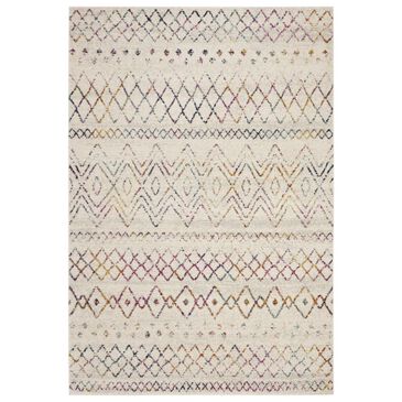 Safavieh Madison MAD798A 5"1" x 7"6" Ivory and Fuchsia Area Rug, , large