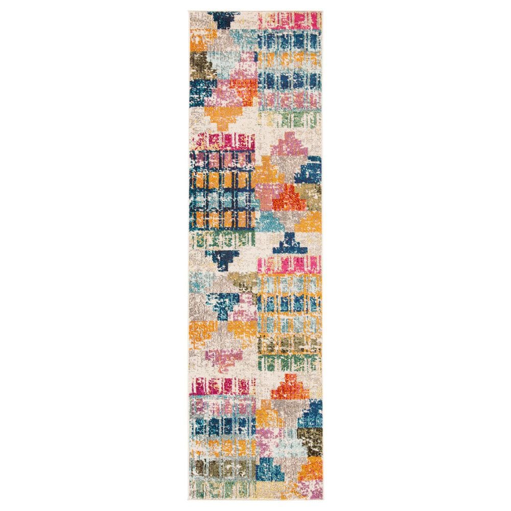 Safavieh Madison MAD417C 2" x 8" Multicolor Runner, , large