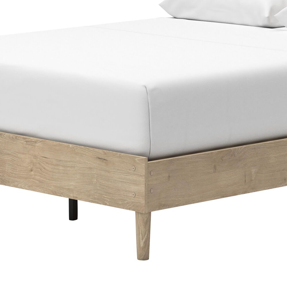 Ashley Cielden Queen Platform Bed in Tan, , large