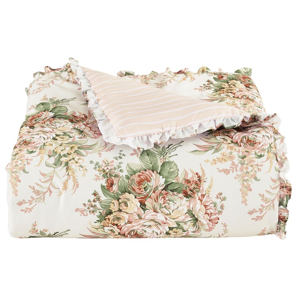 J. Queen New York Estelle 4-Piece Full Comforter Set in Coral, , large