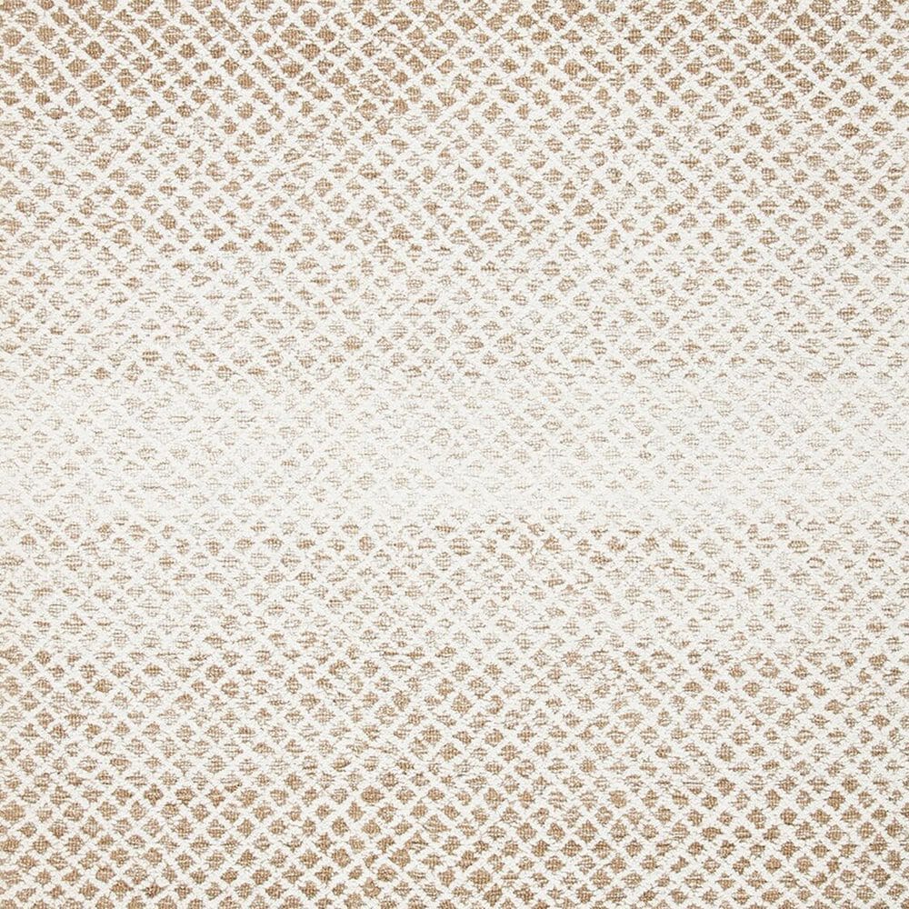 Safavieh Micro-Loop Geometric 5&#39; Round Beige and Ivory Area Rug, , large