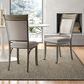 Linon Home Decor Franklin Side Chair in Warm Pewter and Grey, , large