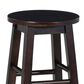 Linon Home Decor Abby 24" Counter Stool in Walnut, , large