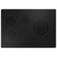 GE Profile 2-Piece Kitchen Package with Stainless Steel 30" Combination Double Wall Oven and 30" Electric Cooktop in Black, , large