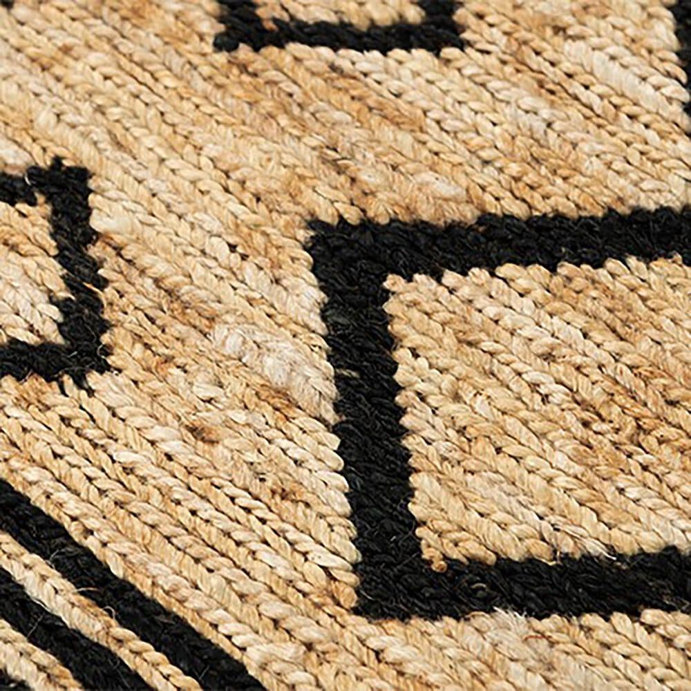RIZZY Bengal 5&#39; x 7&#39;6&quot; Beige and Black Area Rug, , large