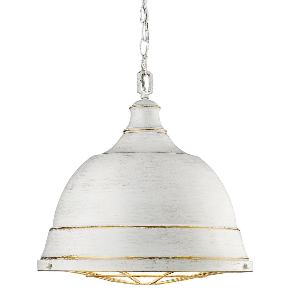 Golden Lighting Bartlett 2-Light Pendant in French White, , large