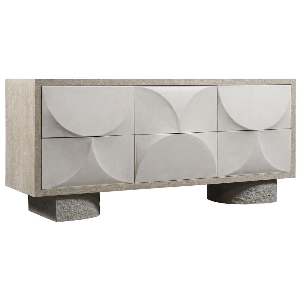 Bernhardt Lunula 6-Dresser in Sand Grey, Flaxen and Vellum, , large