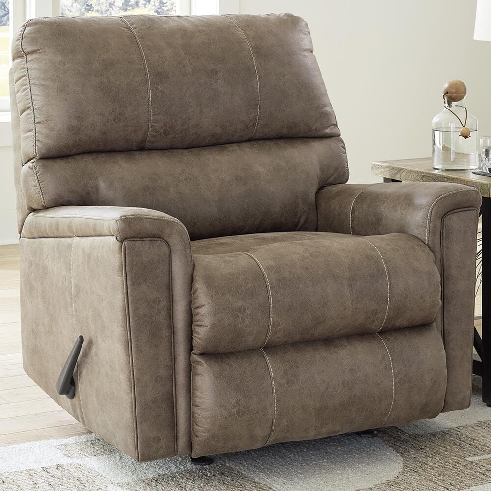 Ashley Navi Manual Recliner in Fossil, , large