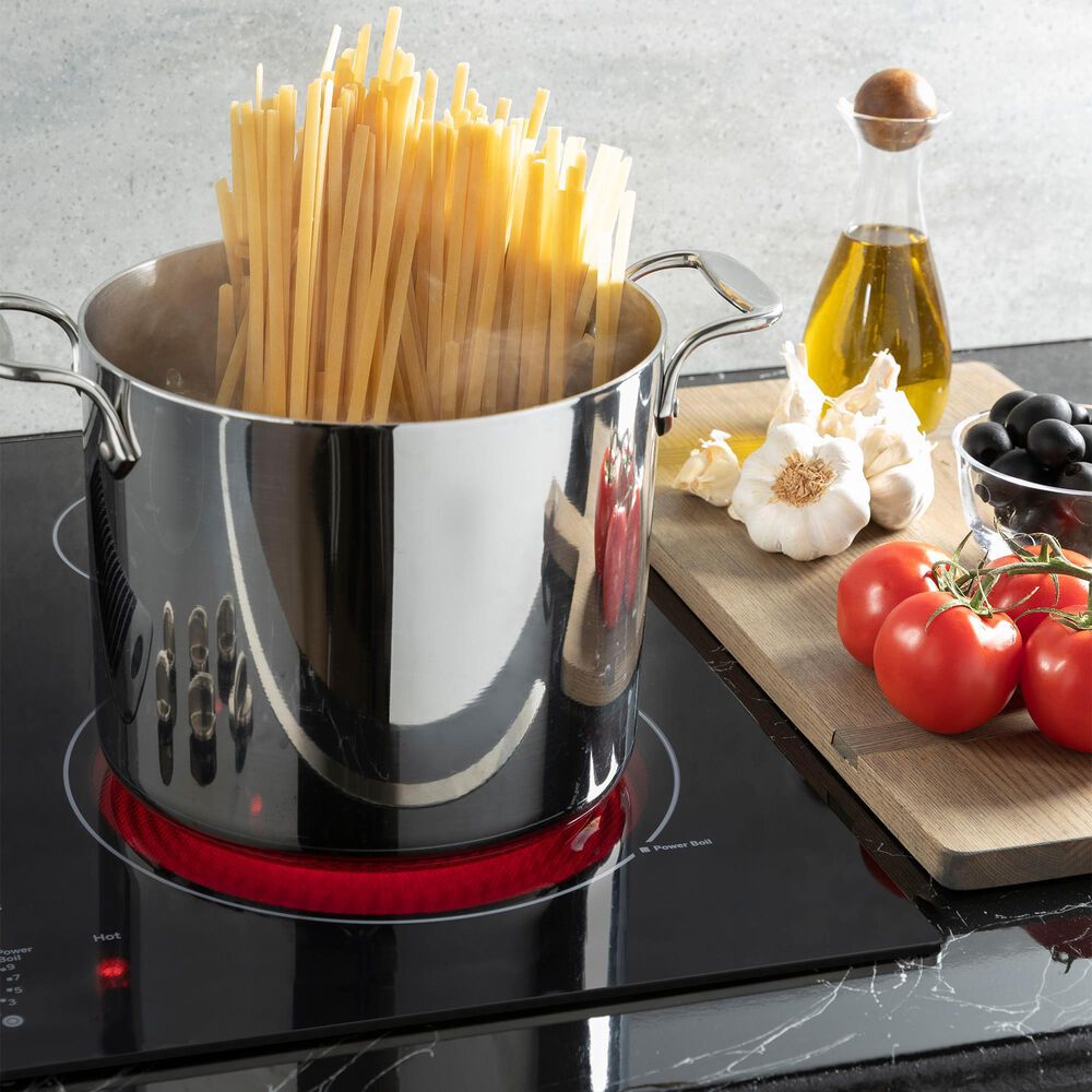 GE Profile 30&quot; Downdraft Electric Cooktop in Black, , large