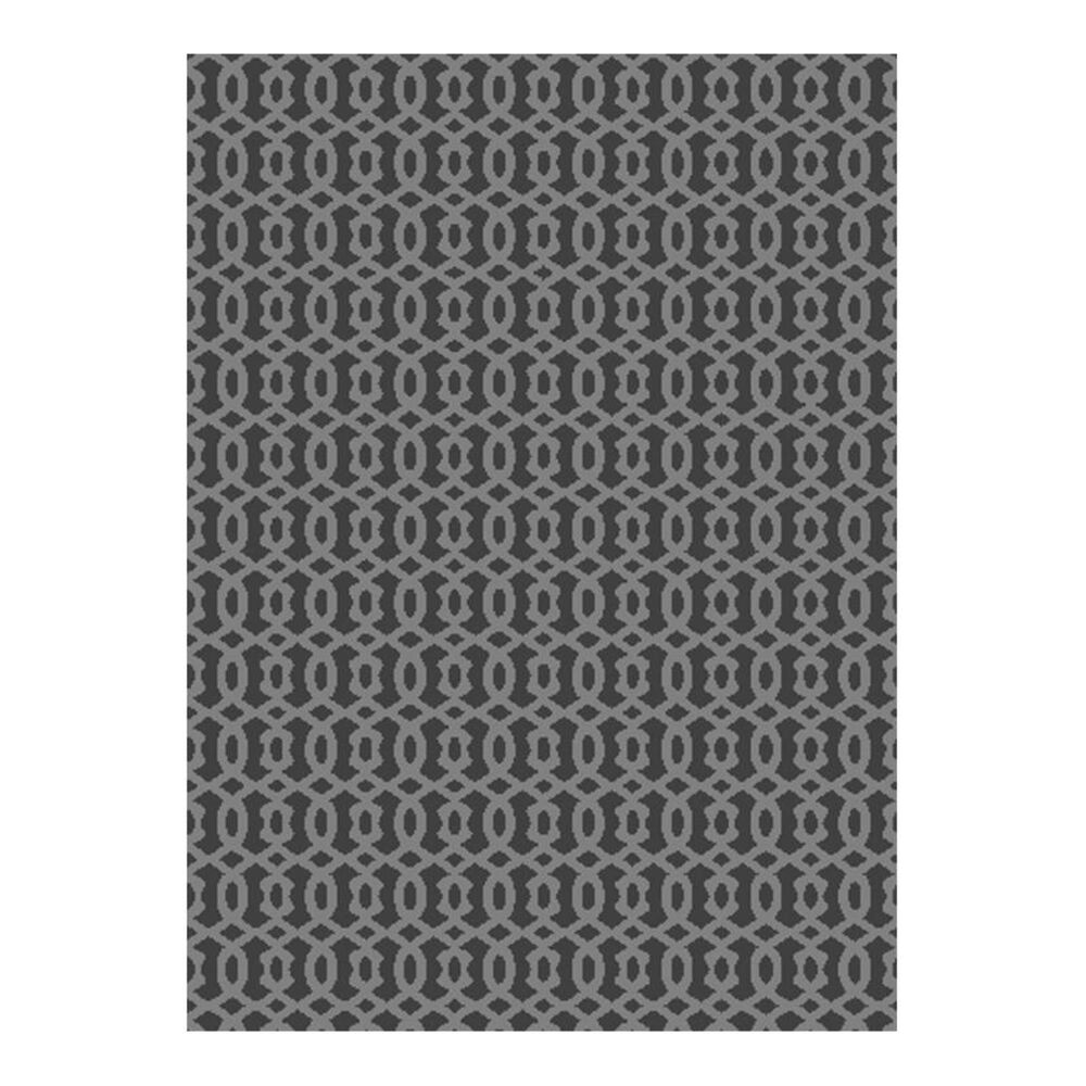 Radici USA Basilica 6694 5'3" x 7'3" Dark Grey Area Rug, , large