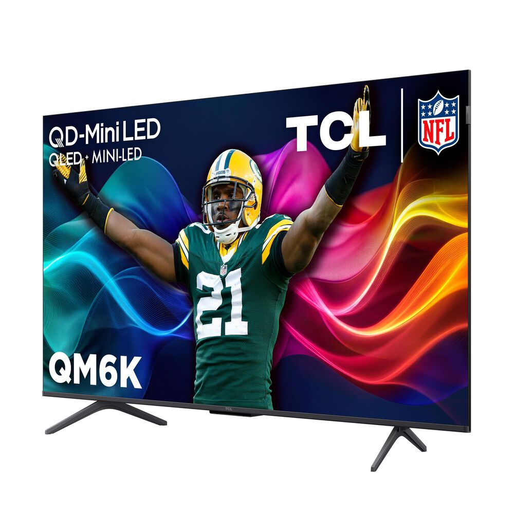 TCL 50" Class QM6K Series QD-Mini LED QLED 4K UHD in Black - Smart Google TV, , large
