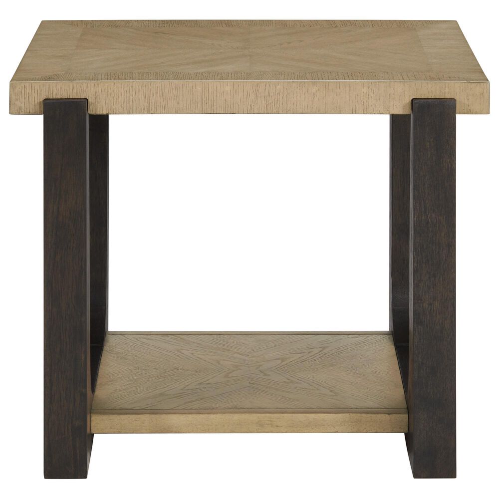 Golden Wave Furniture Sutton Place End Table in Caramel and Cocoa, , large
