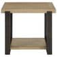 Golden Wave Furniture Sutton Place End Table in Caramel and Cocoa, , large