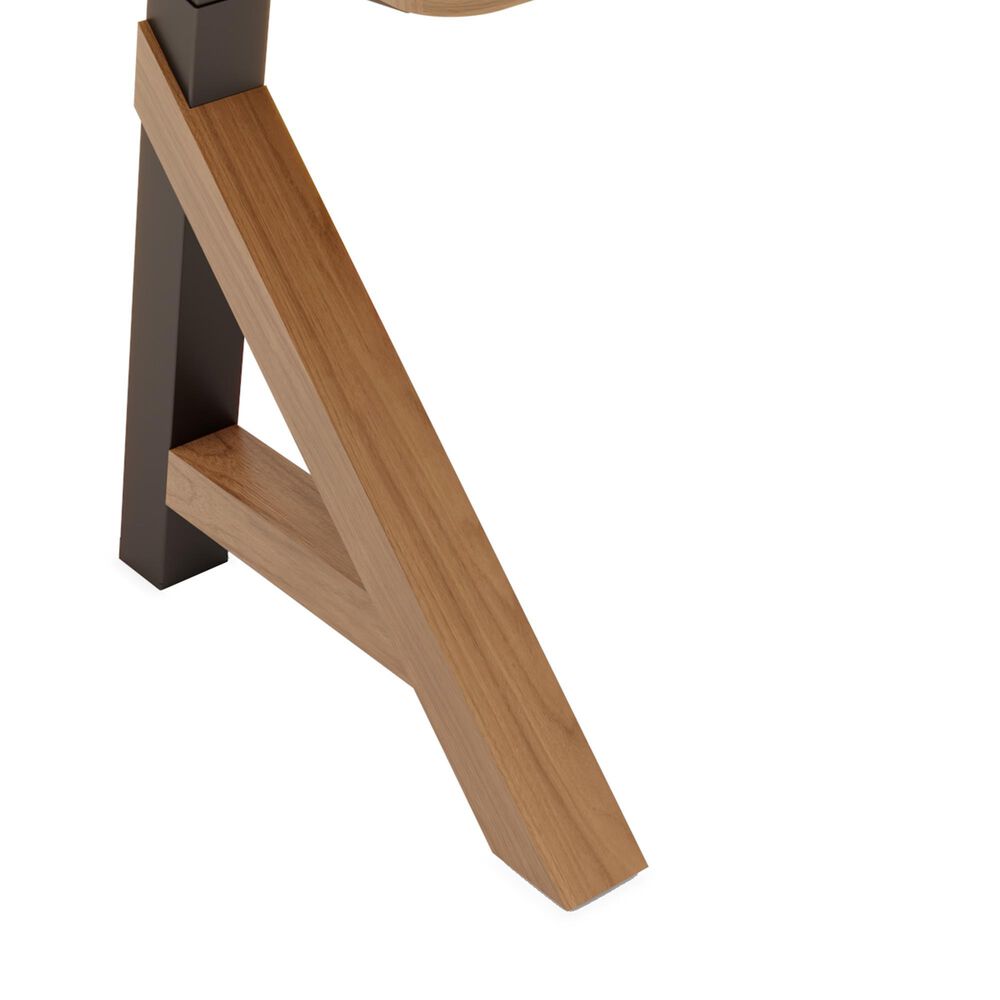 CalmRise 63" Power Standing Desk in Vintage Walnut, , large