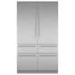 Thermador 26.7 Cu. Ft. 48" Built-in French Door Bottom Freezer Refrigerator with Masterpiece Handle in Stainless Steel, , large