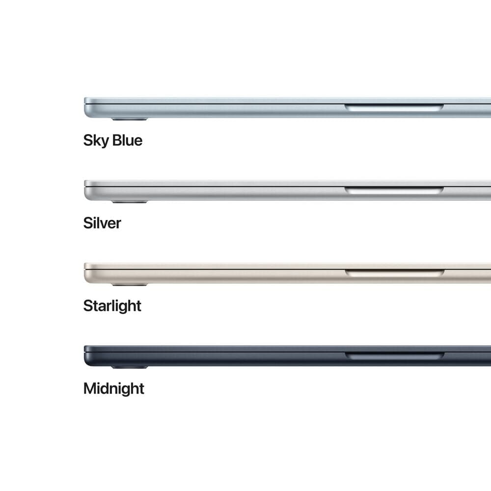 Apple MacBook Air 15-inch Laptop M4 chip - 10 Core CPU - 10 Core GPU - 16GB Memory - 512GB SSD - Silver &#40;Latest Model&#41;, , large