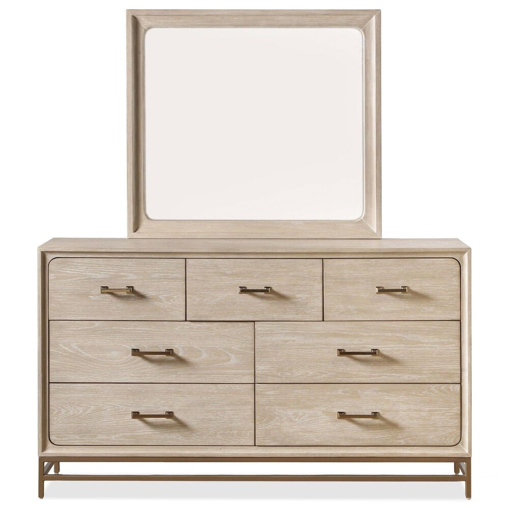 Furniture of America Sandnes 7-Drawer Dresser in Light Oak, , large