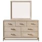 Furniture of America Sandnes 7-Drawer Dresser in Light Oak, , large