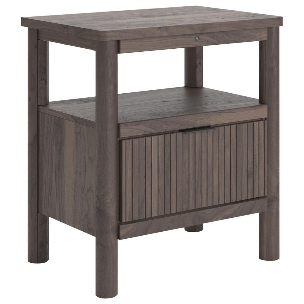 Ashley 5-Piece Queen Panel Platform Bedroom Set in Rich Brown, , large