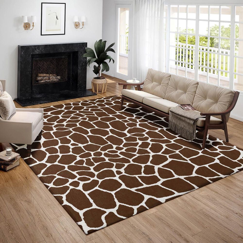 Dalyn Rug Company Mali ML4 5&#39; x 7&#39;6&quot; Chocolate Indoor/Outdoor Area Performance Rug, , large