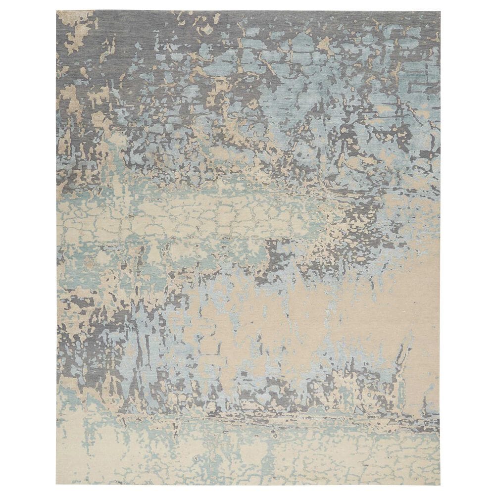 Nourison Quietude CGS26 9" x 12" Chic Grey Area Rug, , large