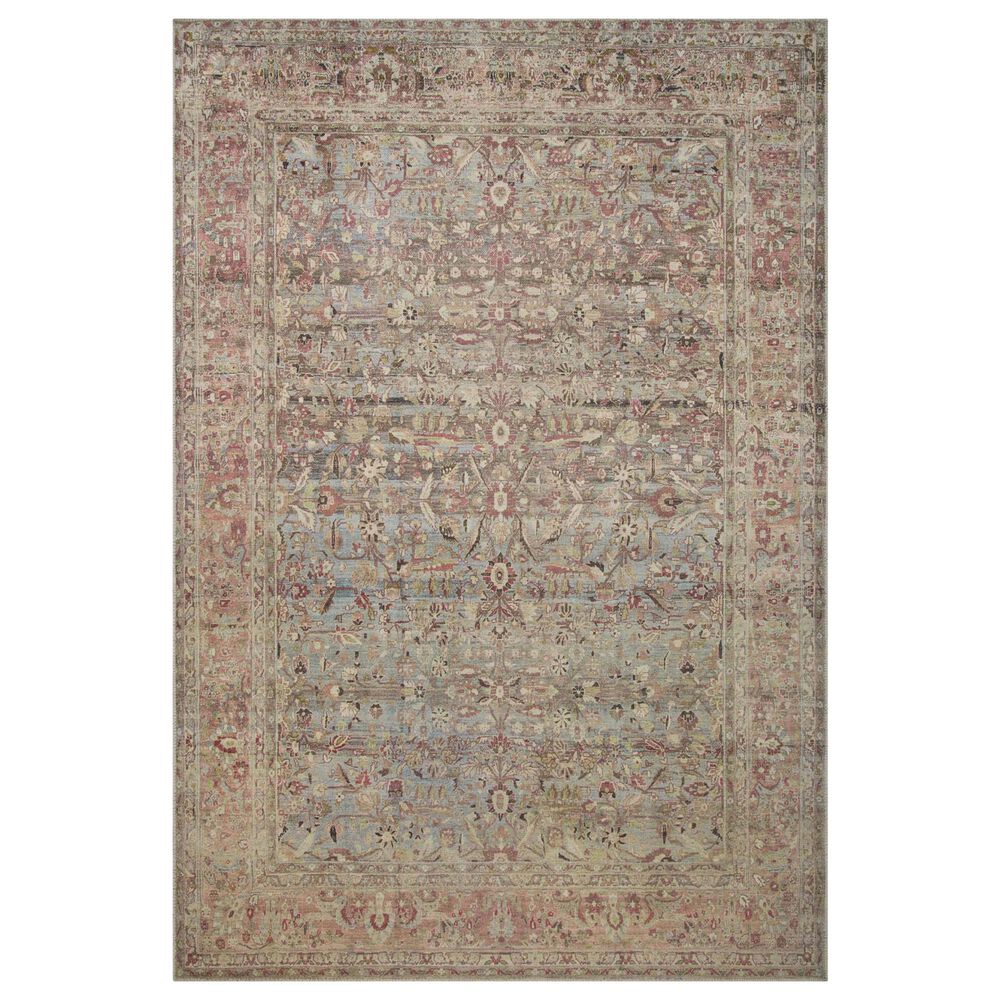 Loloi Adrian 8"6" x 11"6" Ocean and Clay Area Rug, , large