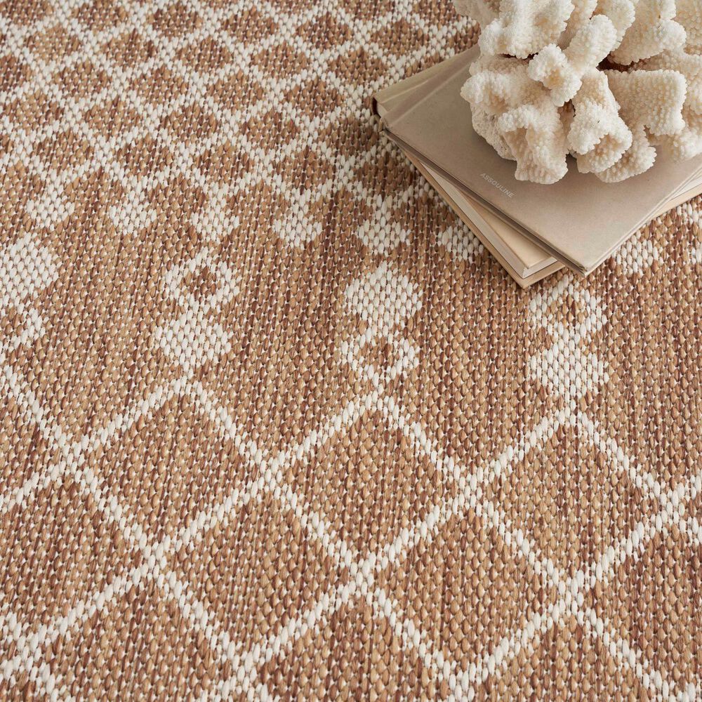Nourison Positano Southwestern Jute 7&#39; x 10&#39; Indoor/Outdoor Area Rug, , large