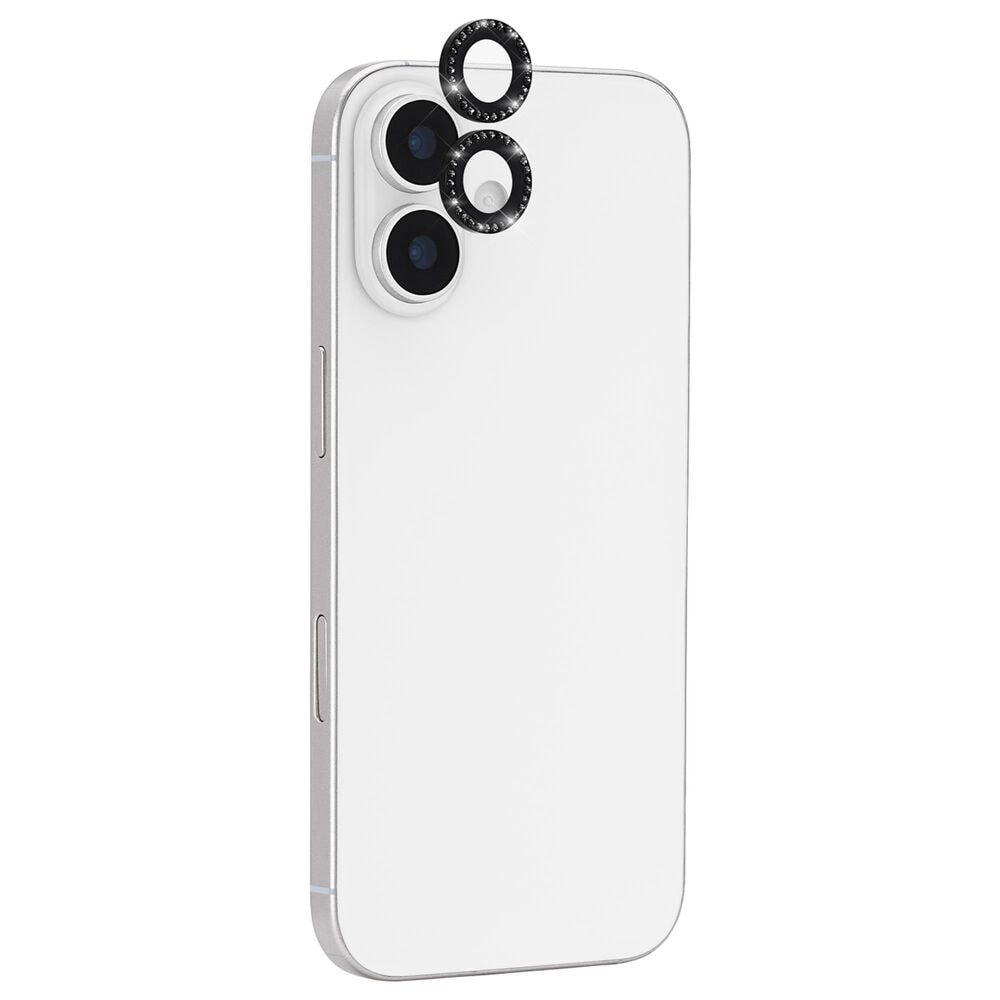Kate Spade Aluminum Ring Camera Lens Glass Protector for Apple iPhone 17 Set in Stone Nightfall, , large