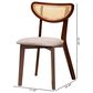 Baxton Studio Dannell Side Chair in Walnut Brown and Light Brown (Set of 2), , large