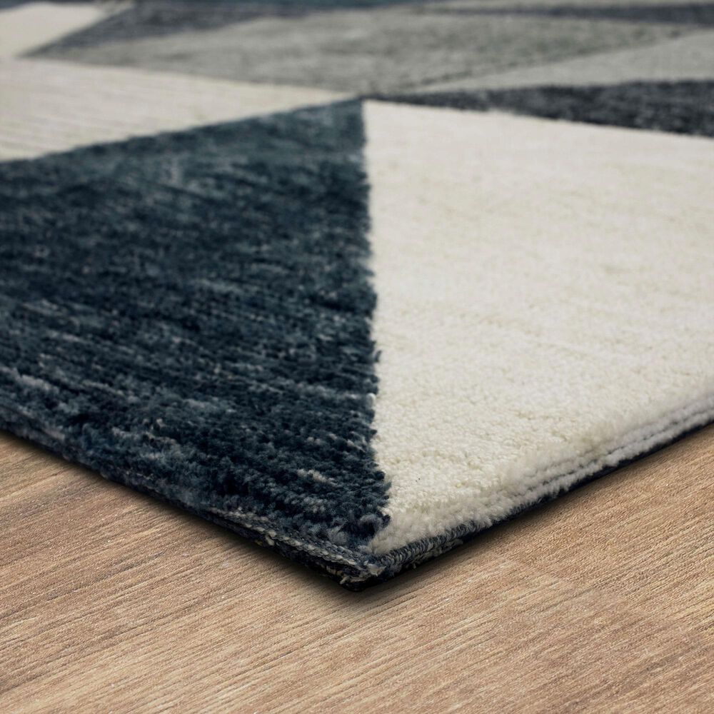 Drew and Jonathan Home Bowen Oblique 8&#39; x 10&#39; Blue Area Rug, , large