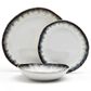 Lifetime Brands Cole 12-Piece Dinnerware Set in Cream, Brown and Blue, , large